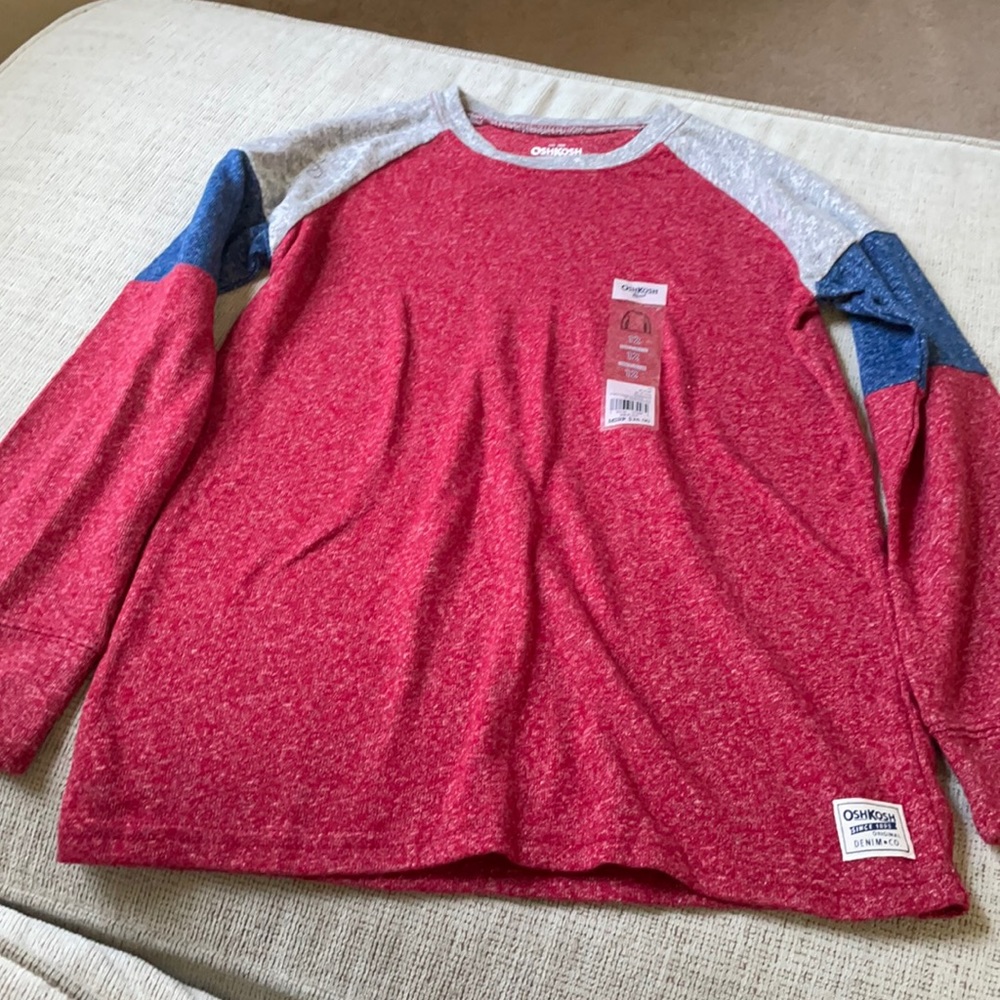 Super soft Boys NEW Oshkosh long sleeve shirt
